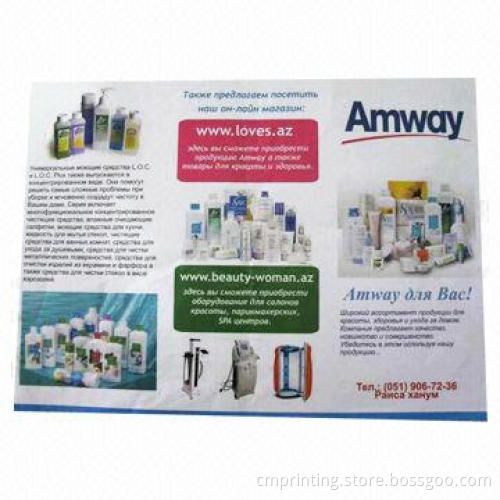 Flyer printing, full color, 157gsm art paper
